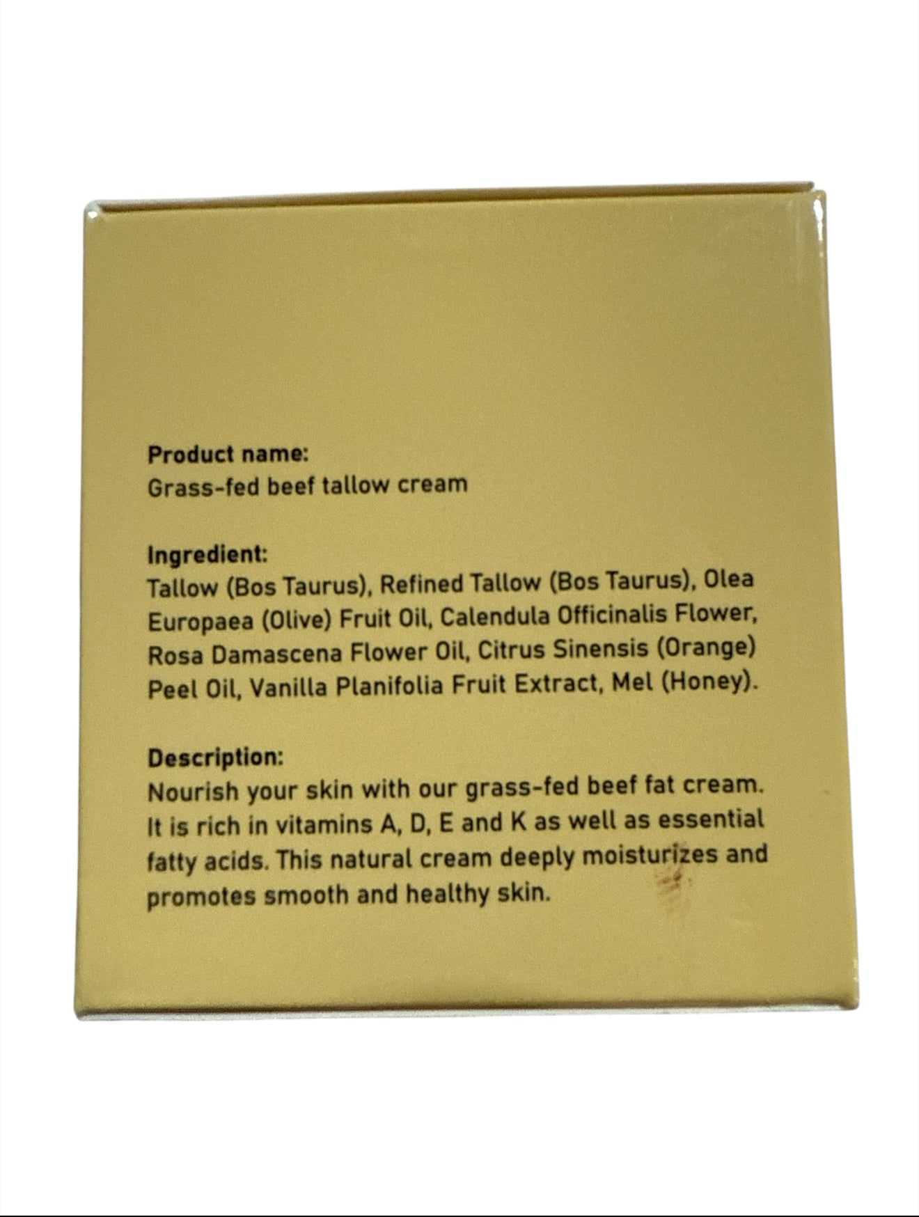 Deep Moisturizing Face & Body Cream
